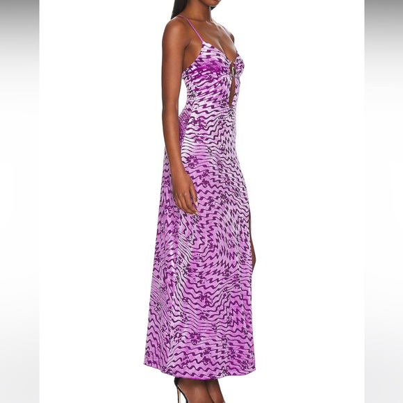 AFRM Cullen Dress in Violet Wave sz. XS - Picture 2 of 8